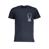 Cavalli Class Blue Cotton T-Shirt -   -  Cavalli Class.